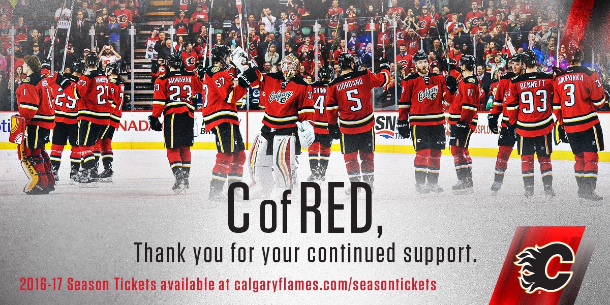 Calgary Flames tweet media