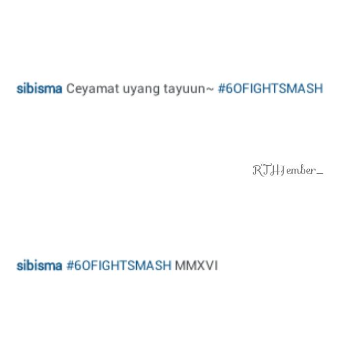 RTHJember_'s tweet image. Caption dari kak @bismakarisma lucu syekalih. Terimakasih ya kakak JUARA =) #6OFIGHTSMASH