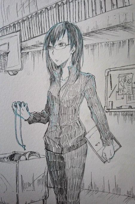 久しぶりに絵を描いてきた 