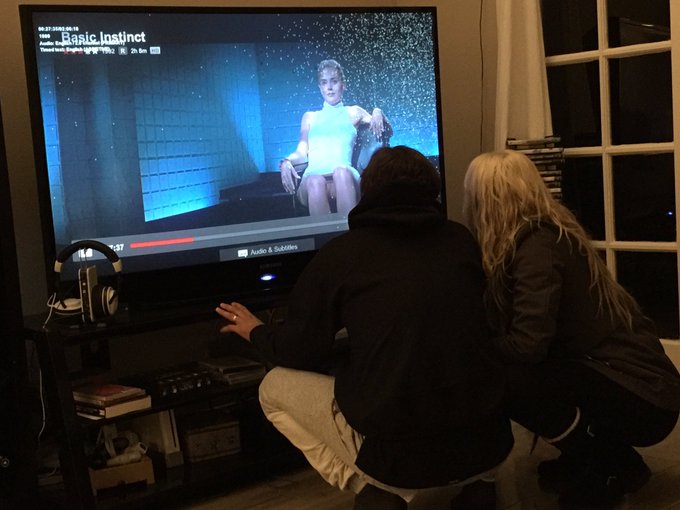 @kogafoto caught @MickBluexxx &amp; I taking a good look at Sharon Stone's beautiful lady bits in 'Basic<a class="tags" href="/tag/kogafoto">@kogafoto</a><a class="tags" href="/tag/mickbluexxx">@mickbluexxx</a><a href="/tag/analfood"class="tags"><span>#analfood</span></a>