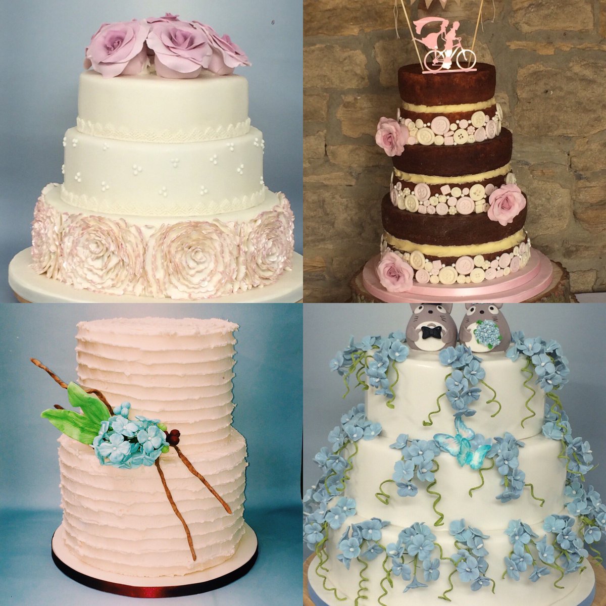 We work with wedding venues &amp; couples all over the NE.Contact for Wedding Cake consultation @NorthWeddings
