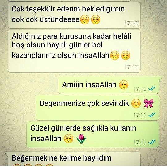 MÜŞTERİMİZİN MEMNUNİYETİ BİZİM MEMNUNİYETİMİZDİR