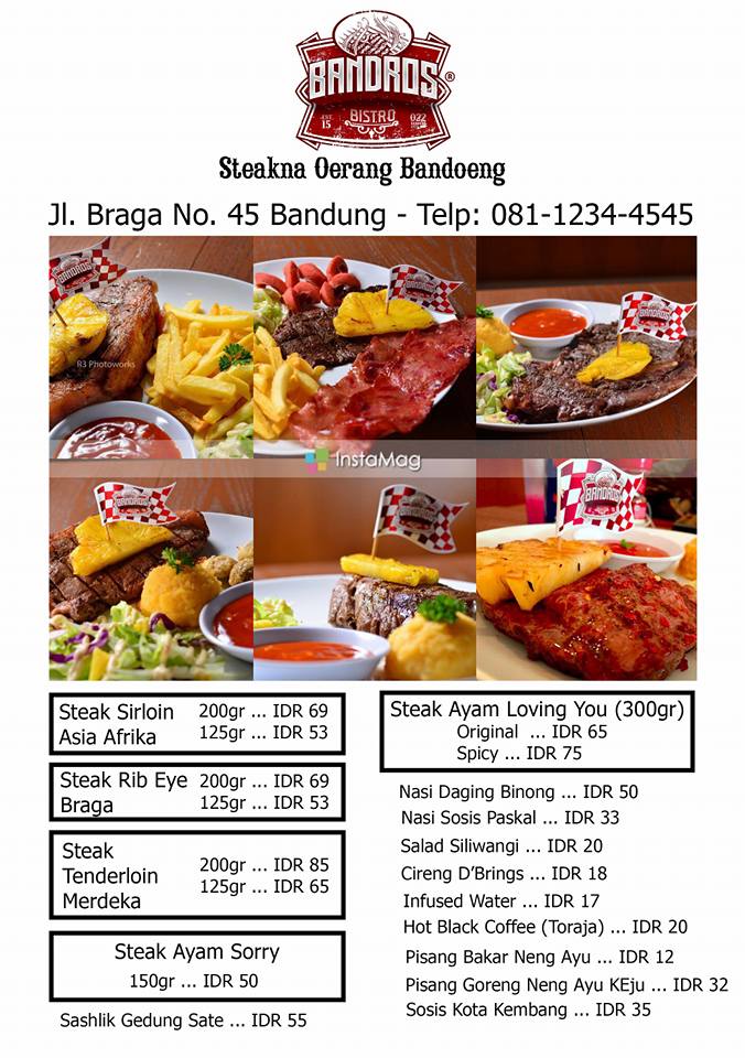 Yuk ditunggu mampir di #bandrosbistro ;)