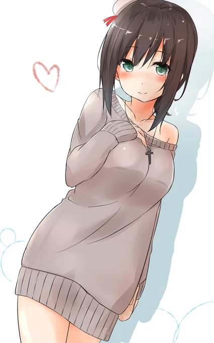 吹雪「に、似合います…?」https://t.co/DhFH20mLpX 