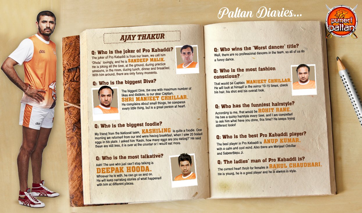 Uživatel Puneri Paltan na Twitteru: „With his trademark panache Ajay Thakur lets out some secrets of the #Paltan. /HgZUFQSHHp“ / Twitter Uživatel Puneri Paltan na Twitteru: „With his trademark panache Ajay Thakur lets out some secrets of the #Paltan. /HgZUFQSHHp“ / Twitter