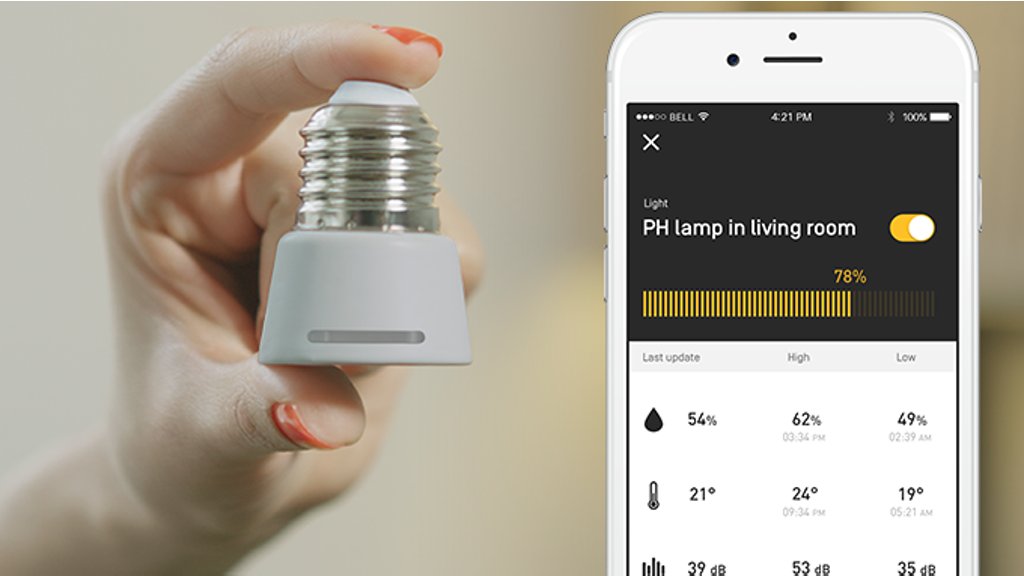GadgetFlow's tweet photo. This #lampsocket provides next generation #homeautomation! Pre-Order Now: https://t.co/EmNLJ3jj8T https://t.co/h1P7hOt2X5