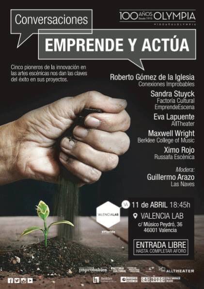 guillermoarazo's tweet image. Mañana lunes hablamos de #InnovaciónEscénica. Cosas del @teatroolympia #100Aniversario