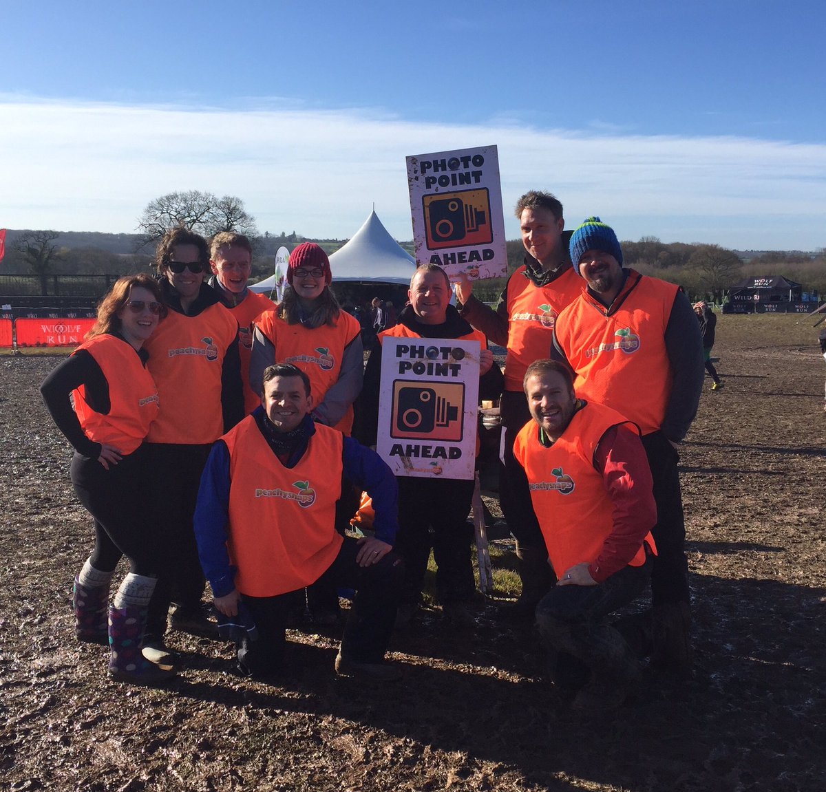 peachysnaps's tweet image. @thewolfrun @peachysnaps #photography #team ready to head out &amp;amp; take your #wolfpack pics! #wolfrun #fitness #mud