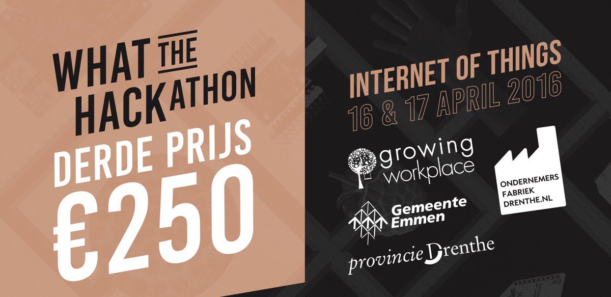 WTHackathon's tweet image. Wie bedenkt de beste #IoT / #LoRaWAN oplossing? Doe mee maak kans op keiharde 💶 Aanmelden op whatthehackathon.nl