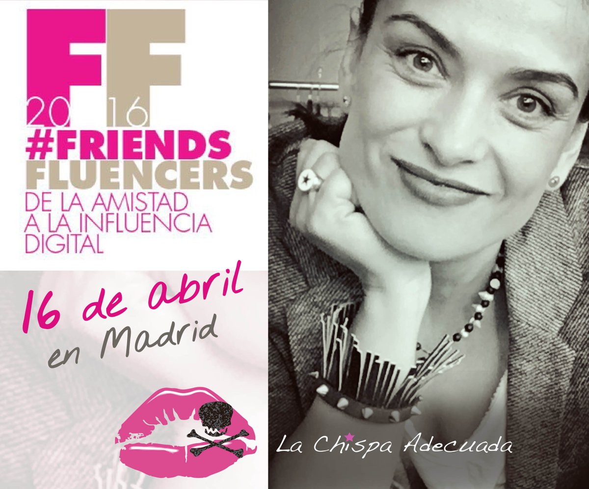 moni_gallardoes's tweet photo. El 16 de abril el #EquipoChispa se va a Madrid!! Participamos en #FriendsFluencers!! #moda #blogger #influencers https://t.co/DygZPGCZNh