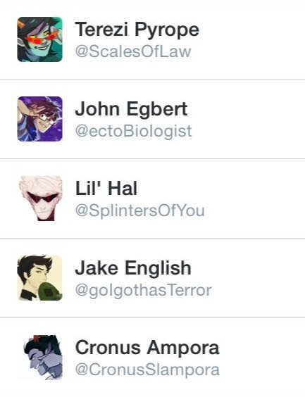 [if you wanna follow back these accounts so I can get back into rp that would be great! Looking for active accounts!