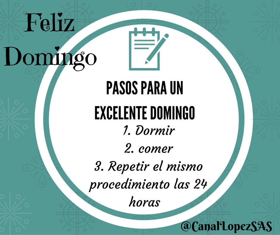 CanalLopezSAS's tweet photo. Feliz Domingo https://t.co/1ii4LxfknK