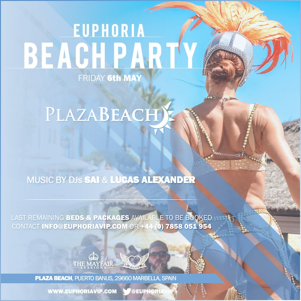 modeparties's tweet photo. The first @euphoria Beach Party of the summer is on Fri May 6th! Book now be emailing info@euphoriavip.com 🔆👌🎉 https://t.co/rmZliPCAZJ