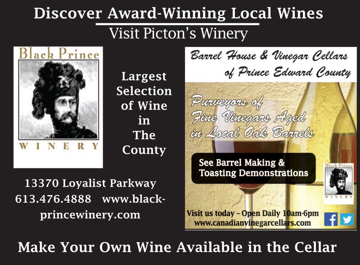 blackprincewine's tweet photo. Creating a "Wine Village" on the Loyalist Parkway now featuring a restored Century Barn, Cellar &amp; Make Your Own Wine https://t.co/bDclIBCCSK