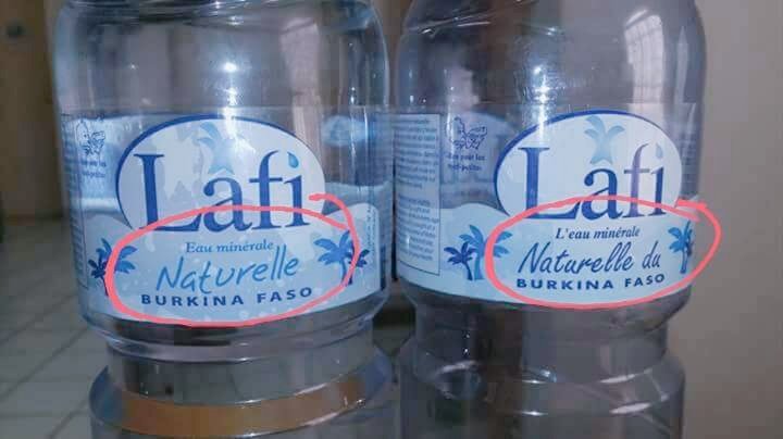 Gugustt's tweet photo. Sur Facebook les consommateurs se demandent : Eau minérale lafi, quelle est la vraie bouteille?@marcpoz_marc #lwili https://t.co/FTHVCGc0xe