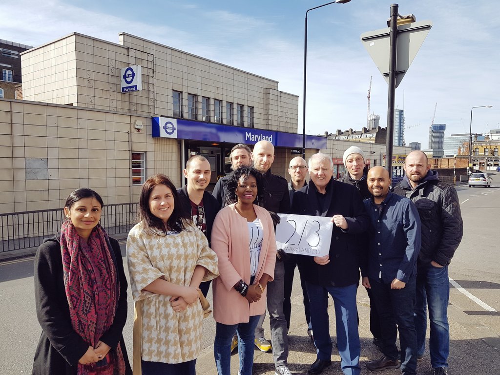 seyiakiwowo's tweet photo. Pls support our petition asking @TfL to include #Maryland Stn in zone 2/3 in 2017 https://t.co/LOudHVSEIA #newham https://t.co/Wb8I8nZyST