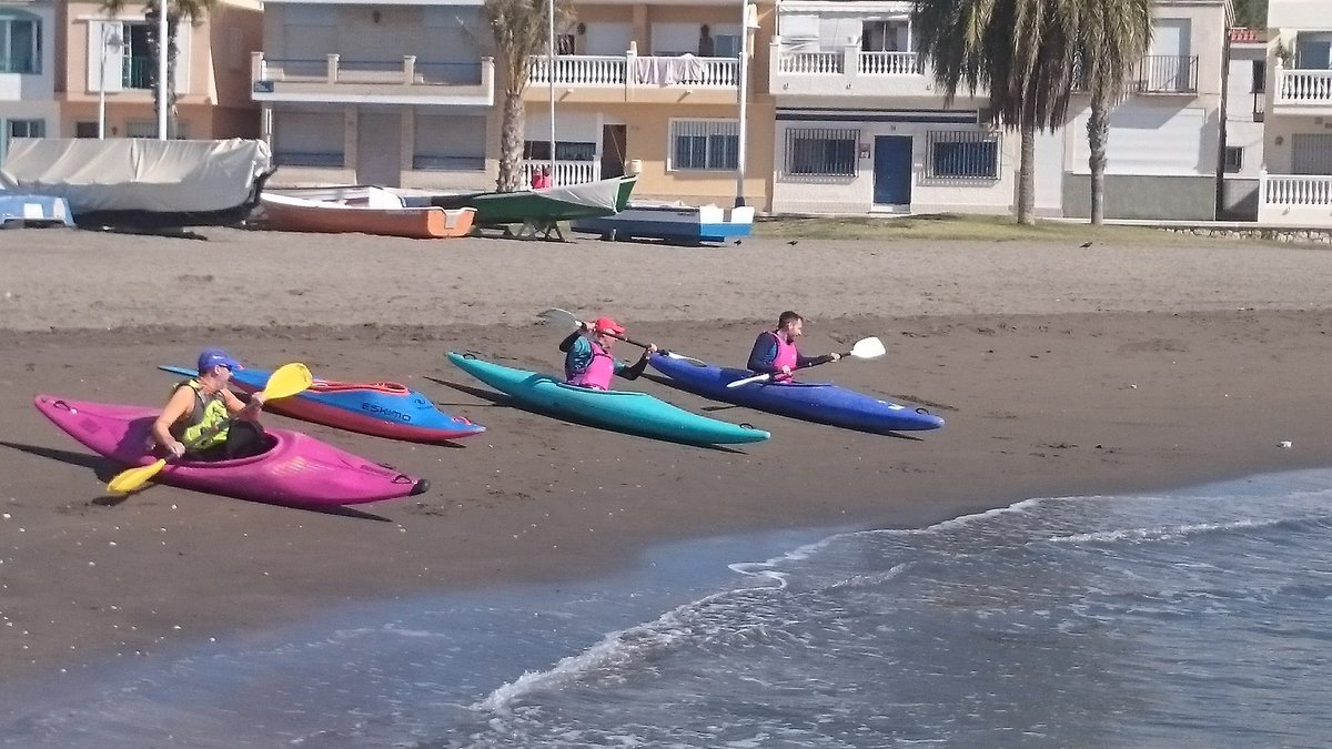 #prácticas en el #cursodekayak