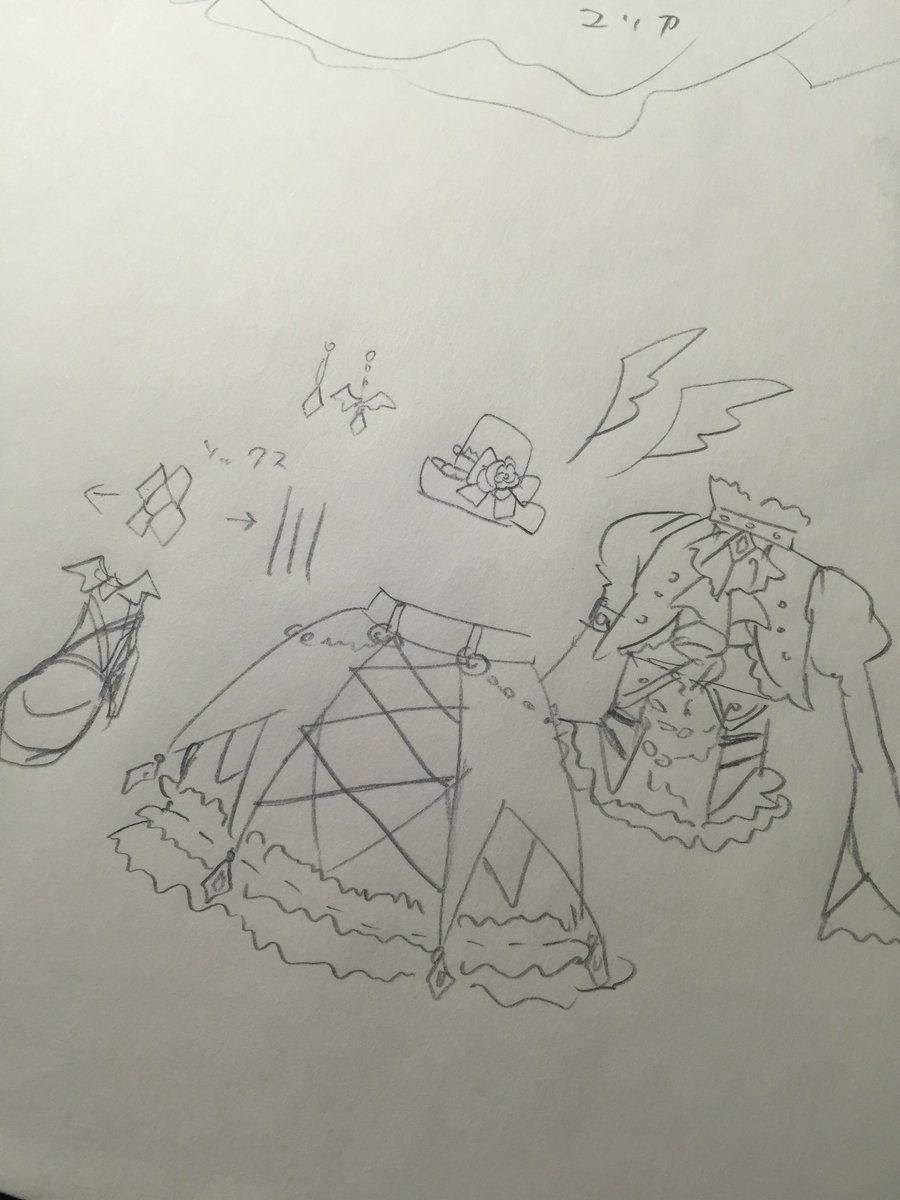 カードを持っていないドレスはメモして描くんだけど、酷い 