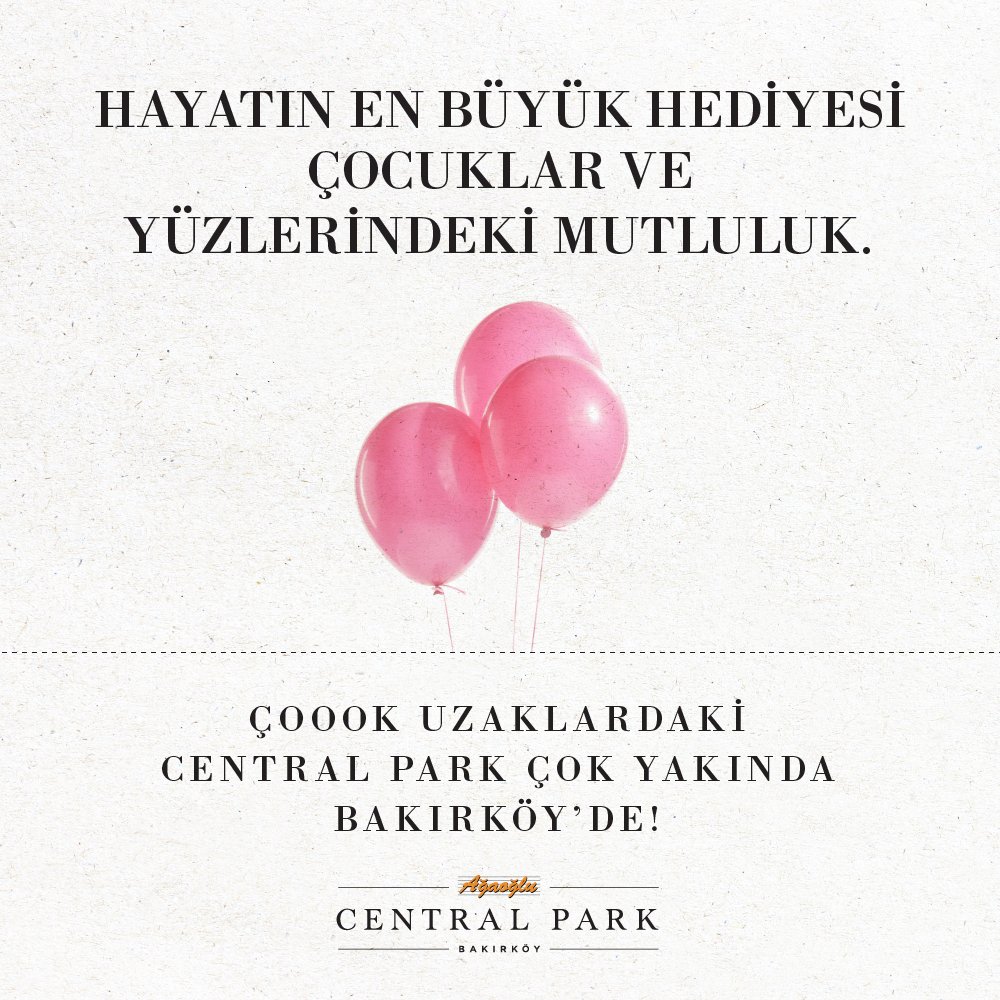 Kültürel aktivitelerden spora kadar aradığınız her şey Ağaoğlu Central Park’ta! centralparkistanbul.com.tr