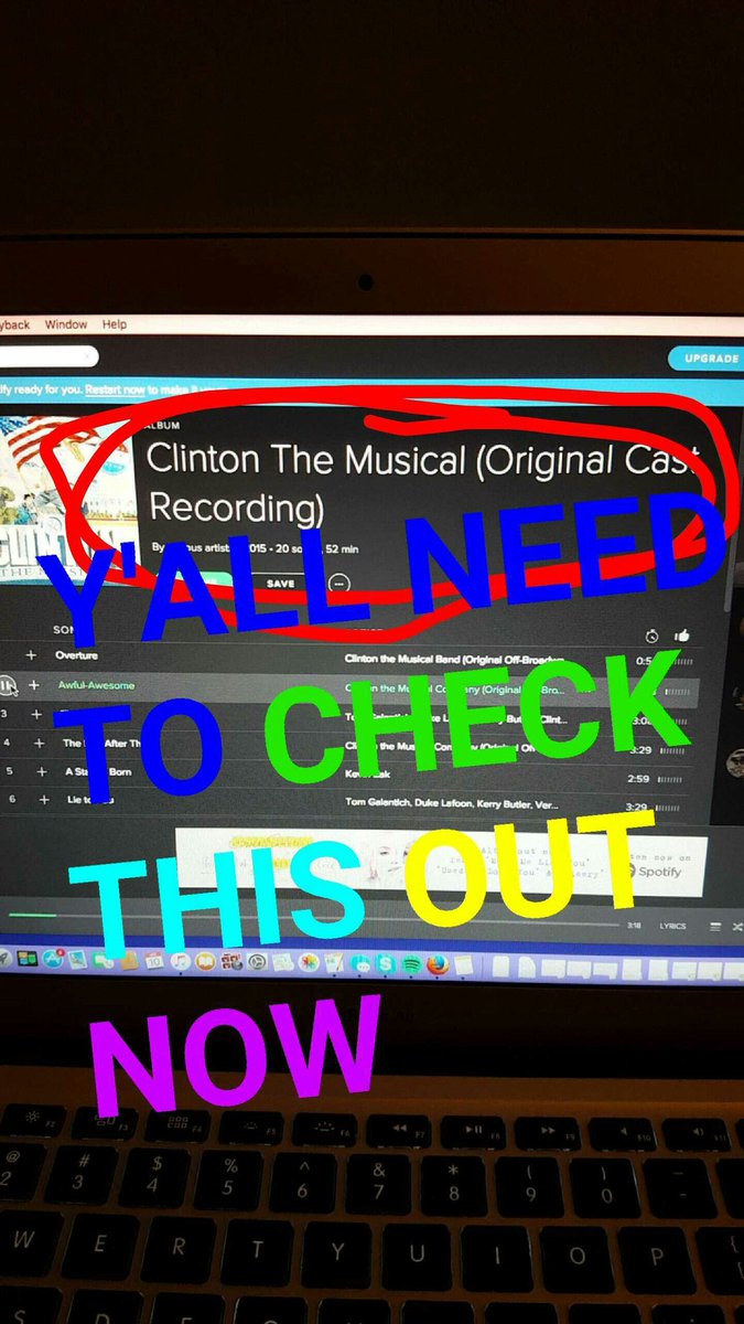 Tiny__Viking's tweet photo. #ClintonTheMusical https://t.co/vt9qkdMrbV