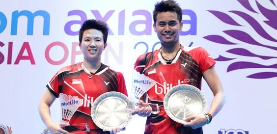 INDONESIAinLOVE's tweet photo. Indonesia Juara! Tontowi/Liliyana Rebut Gelar Di Malaysia, tadi kalahkan Malaysia! #MalaysiaSSP #FINALMalaysiaOpen https://t.co/F6YHmRcwVy
