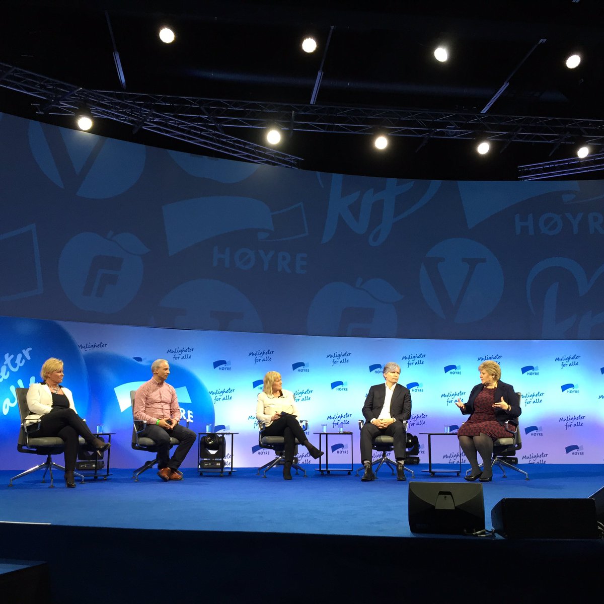 Samtale om borgerlig samarbeid på #hlm16