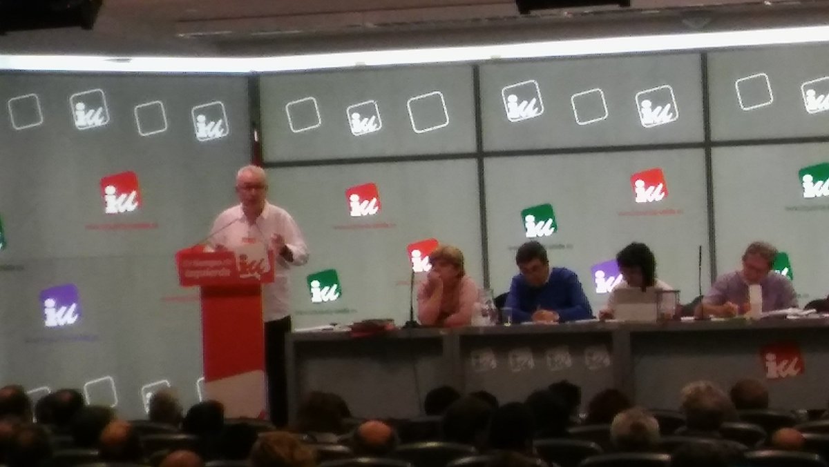 RaulArizaIU's tweet photo. La intervención de Cayo hoy, en el último Cpf de Iu : sensatez, rigor e ilusion en el futuro. Gracias @cayo_lara https://t.co/arh6MG3KWF