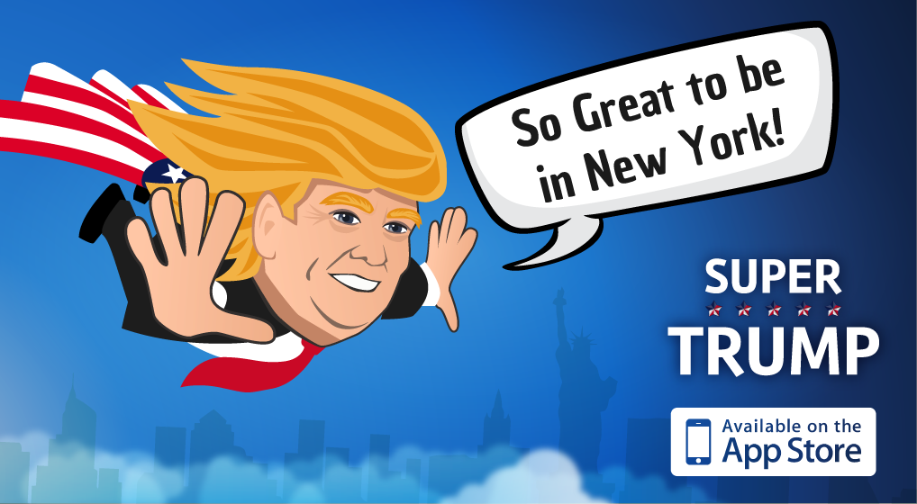 realSuperTrump's tweet photo. Welcome to the official Twitter of the #SuperTrump game.
#Free for #iOS #iPhone and #iPad!
https://t.co/hCGVspoZz0 https://t.co/bKjHkXt6Fp