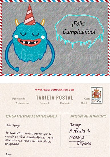 Has de felicitar a alguien especial? que mejor que con nuestras postales personalizables! #DomingoDeGanarSeguidores