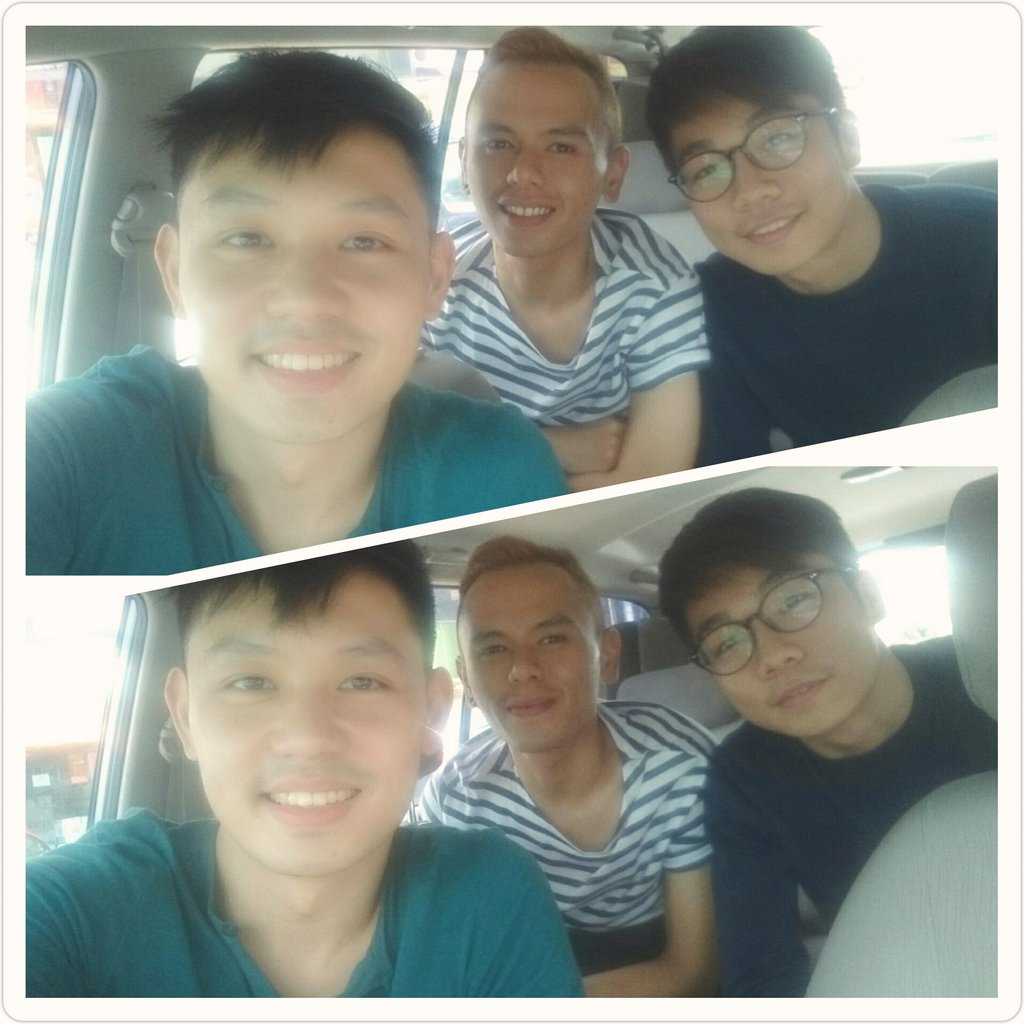 DayumMonster's tweet photo. hanging out with Marcus and Zhe Hui after finishing our Sunday service pray... #AwesomeFriends https://t.co/uEh0UB2ABB