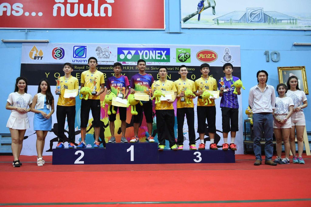 BadmintonNow's tweet photo. #BTYCup2016 | BDU17-Final: Ferdian/Ghiffari [JRJ] beat Kunlavut/Setthanan [BTY][5/8]: 21-17 16-21 21-18.. https://t.co/UJu3OJePWE