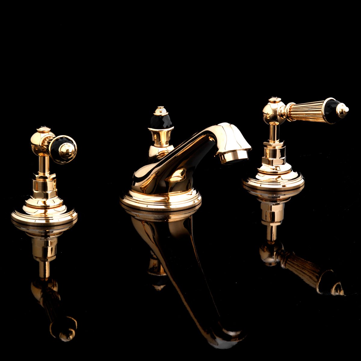 fuorisalone's tweet photo. Black Diamond is the new exclusive tap collection by Devon&Devon. Check it out https://t.co/w0laMi8JRA #DevonDevon https://t.co/Mm4hmh2d4n