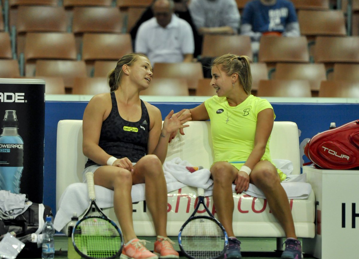 KatowiceOpen_'s tweet photo. The doubles final is underway! IVAKHNENKO/MELNIKOVA take the 1st set 6:3 against HOZUMI/KATO #wtakatowice #KO2016 https://t.co/kTMP2eGHv8