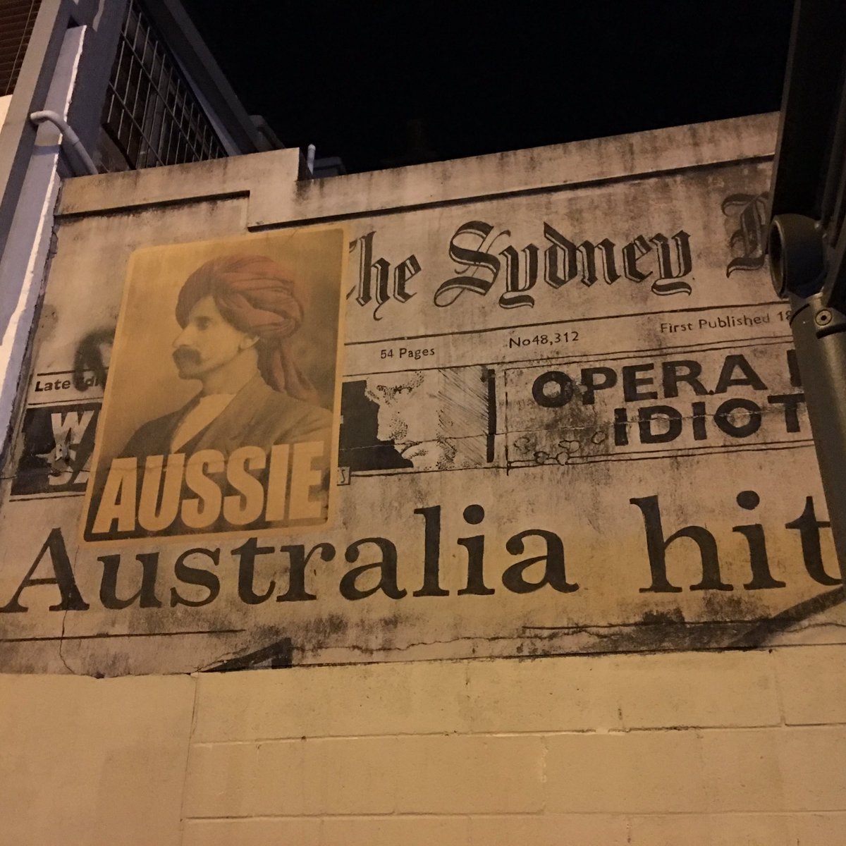Louisedenoon's tweet photo. 3 sightings Sydney of #mongakhan - public recognition of our diverse history #realaustralianssaywelcone #peterdrew https://t.co/EoH3kwuYyU