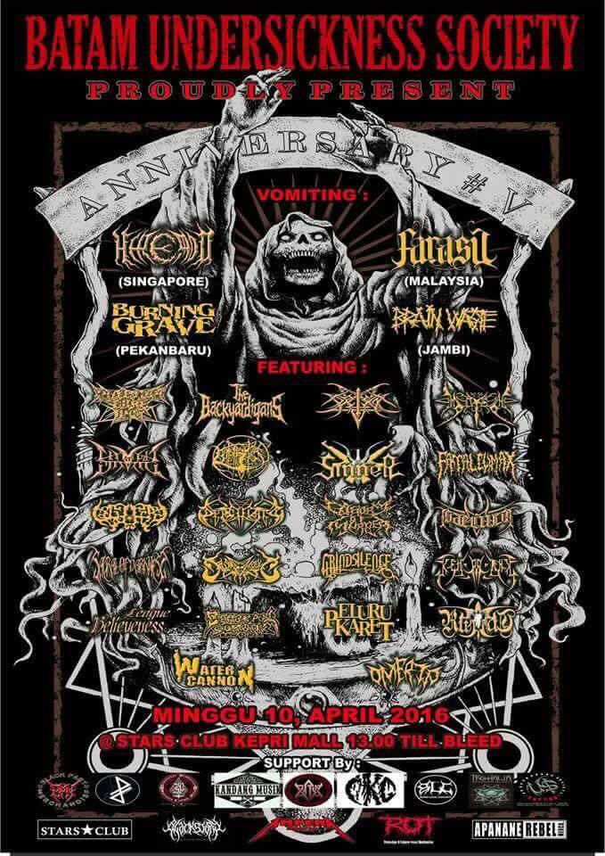 Heremod set in a while #BatamUndergroundSociety #Heremod #Indonesia #KepriMall #AprilTour2016