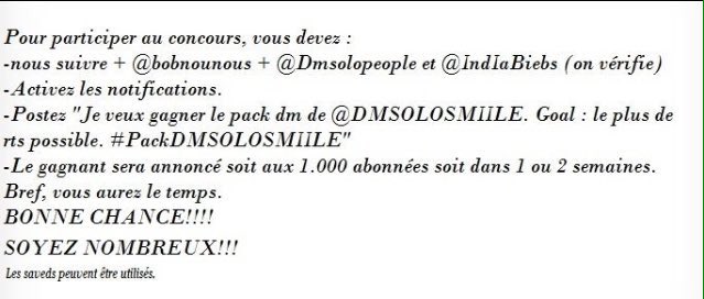 idole_dm's tweet photo. Je veux gagner le pack dm de @DMSOLOSMIILE. Goal : le plus de rts possible. #PackDMSOLOSMIILE ππ» https://t.co/AXBP05nFXt
