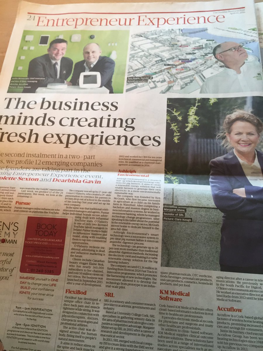 AxisBic's tweet photo. #EntExp24 @sundaybusiness #SRL @keohanesbantry @foundertom @rorycurtin #accuflow #kmmedical @BOIstartups https://t.co/T6ius8BEGD