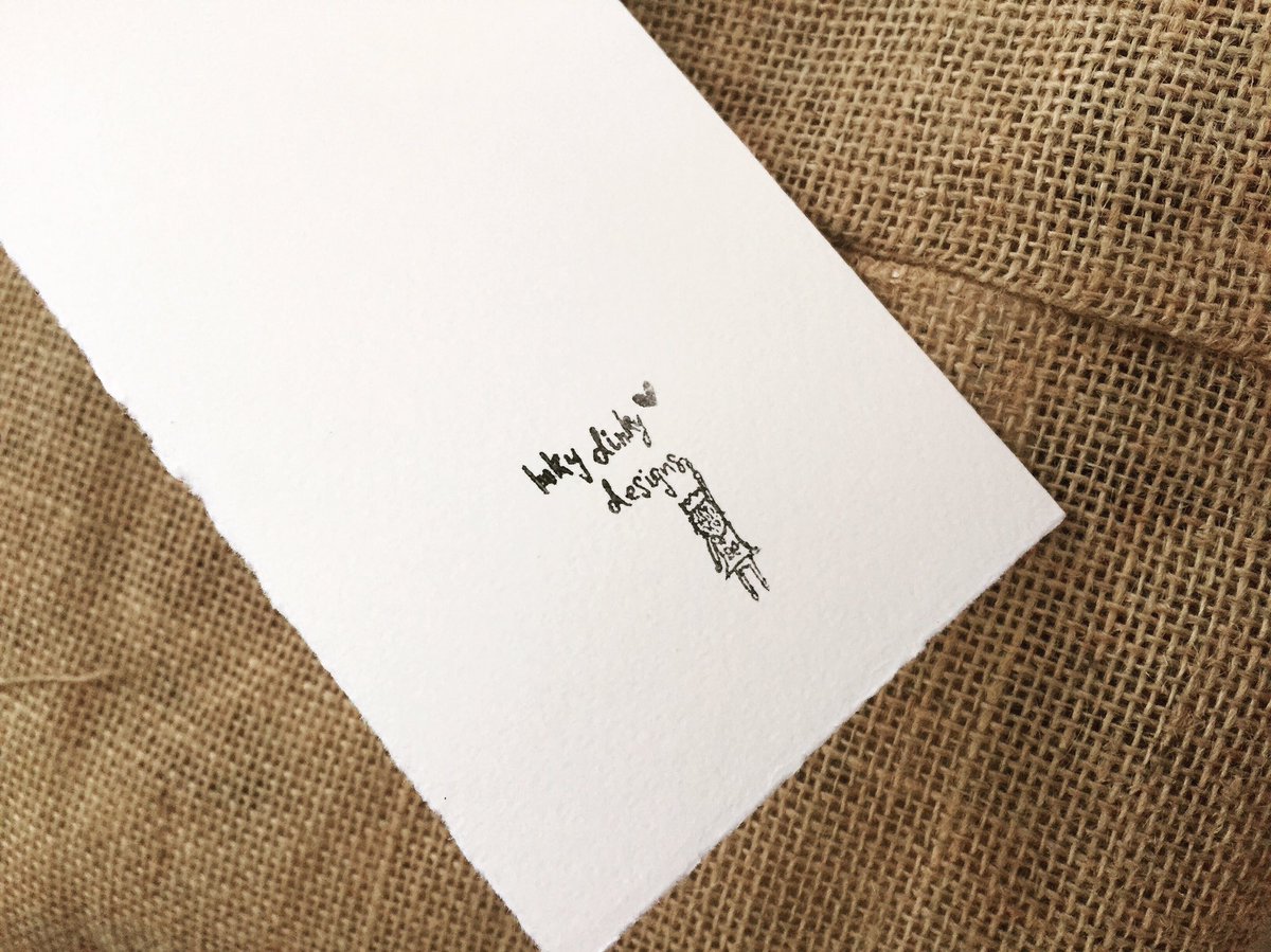 InkyDinkyD's tweet photo. My little stamp completes all my cards 💜 #illustration #cork #handmade #love #cardmaking #papercraft https://t.co/Uw54sUuBgq