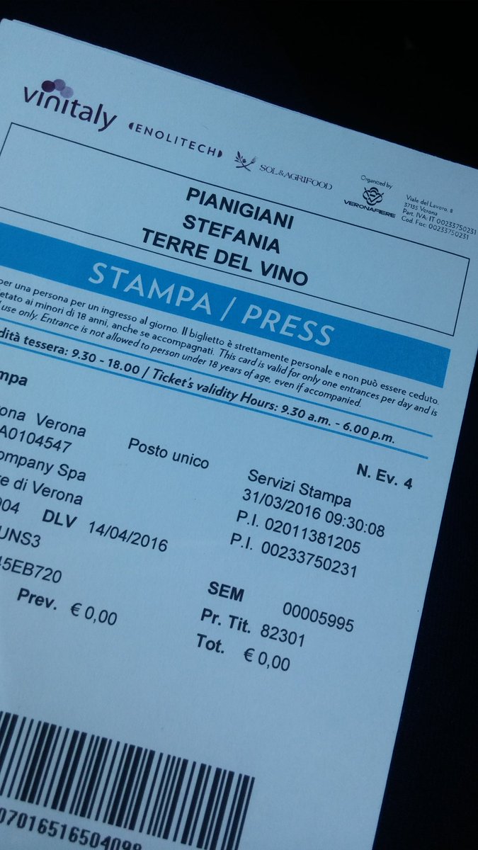 fancyfoolish's tweet photo. Altro giro, altra corsa! #Vinitaly2016 #Vinitaly #veronafiere https://t.co/OfU76geJ5X