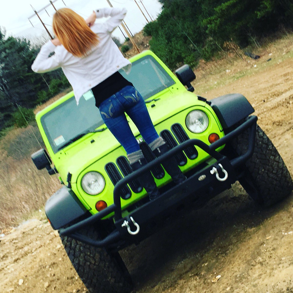 lalalalaurrrren's tweet photo. #jeepher #jeepbeef #jeepmafia #jeepclique #wrangler #jku #geckogirl #geckogreen https://t.co/XAD0nTbitl