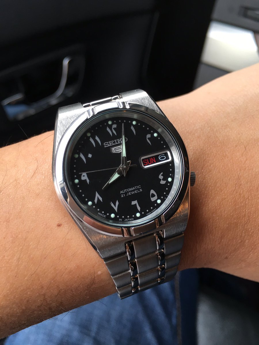 SNK063j5 “Arabic dial” I picked up this week : r/Seiko