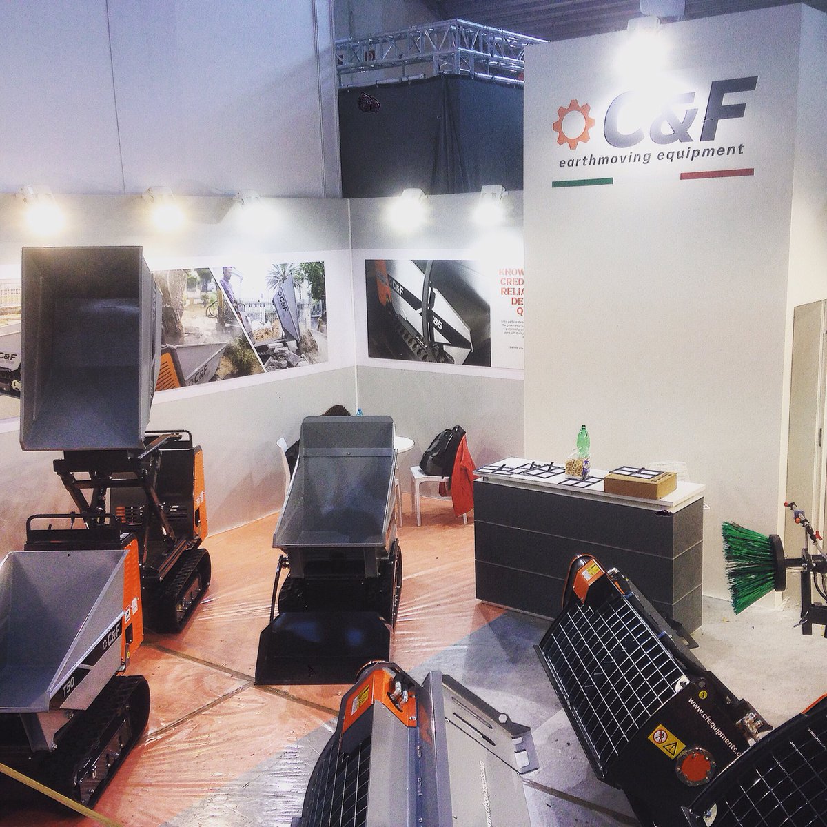 cf_equipments's tweet photo. It seems that everything is almost done at Booth 429 - Halle B3 @baumaOfficial #Bauma2016 #Bauma https://t.co/YjUlWXiF2U