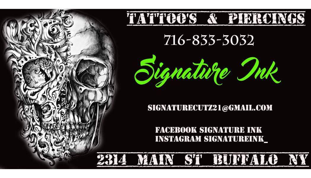 SignatureInk_'s tweet photo. #1 Tattoo parlor in #buffalo #ny https://t.co/O45kICYMPZ