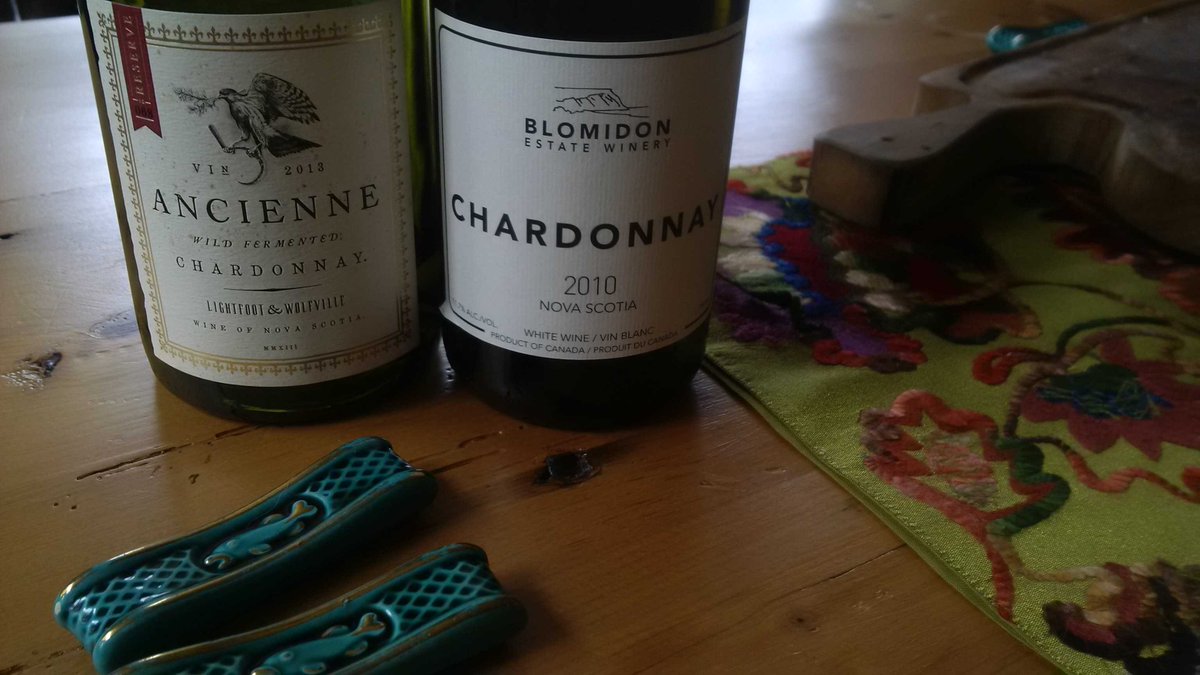 Last night Nova Scotia Chardonnays AMAZING on par w/most subtle refined Niagara SVs - Kudos to Lightfoot &amp; Rafuse!