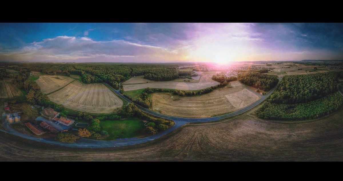 DOZvonoben's tweet photo. #dji #panoramaview #landschaftsphotographie #landscape #dormitz #erlangen #mühle #sonnenuntergang https://t.co/qDdyVbHuJI