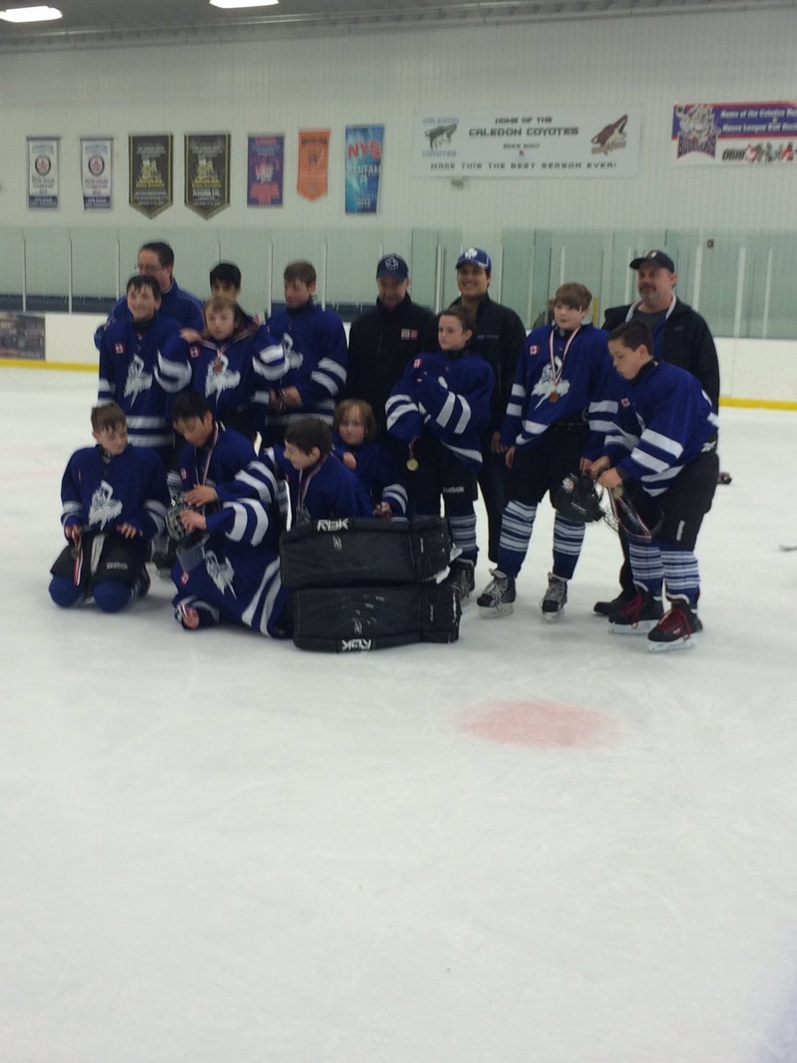 Congratulations to Peewee Gold Medal champions Halton Hills Thunder winning 2-1 over the Meadowvale Hawks.