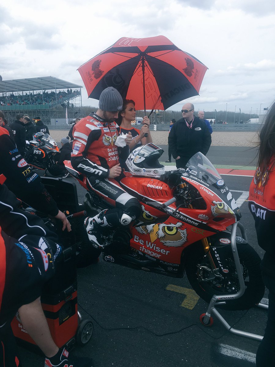 Thanks to @OfficialBSB @paulbirdpbm @PBM_Team @DucatiMotor .. well done to the team @GIrwinRacing  #SuperHospitality