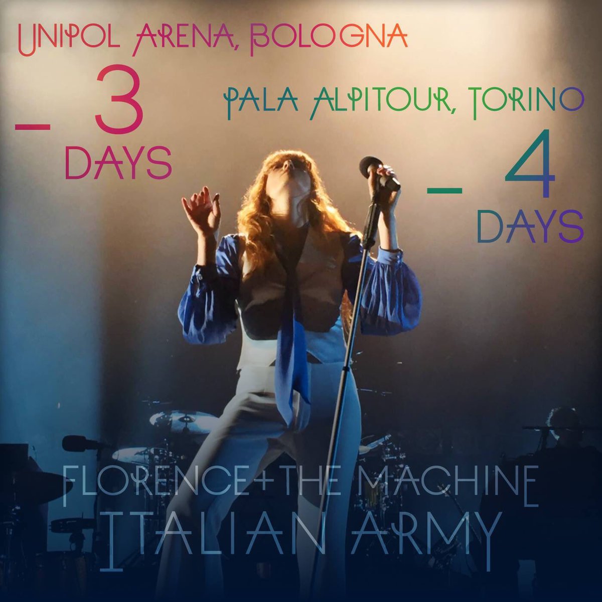 FATMItalianArmy's tweet photo. CI SIAMO QUASI!! #cosmicbologna #turinlove #fatmitalianarmy 🎈🇮🇹🎈🇮🇹🎈 https://t.co/KhJ0NrviS5