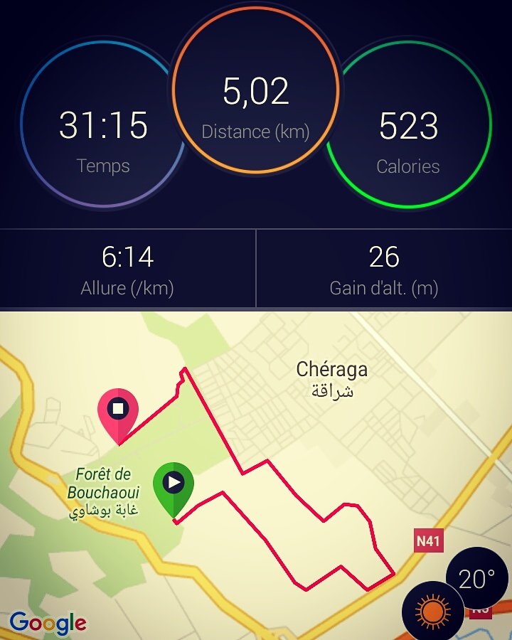 rachidgharzouli's tweet photo. #bouchaoui #run #nikeplus #Garmin #running #running360 #dzrunners https://t.co/dYqlSFZ1gD