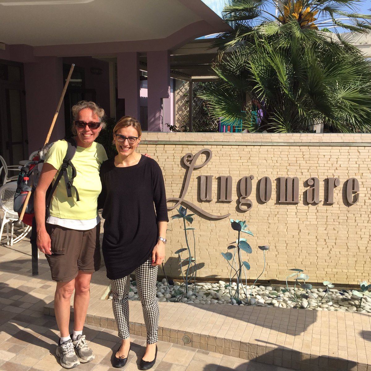 #Grazie a #Christine, la nostra #pellegrina.